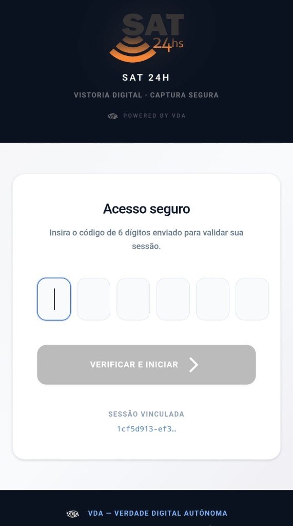Acesso seguro no celular: código de 6 dígitos para iniciar a captura